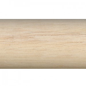 8' Smooth Wood Curtain Rod~1 3/8" Diameter
