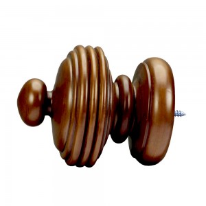 Domus Loft Finial Fruitwood 2"~Each