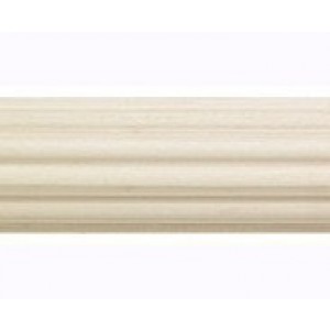 Wide Reeded Wood Pole for 2 1/4" Diameter (by the foot)