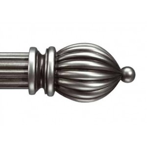 Cagliari Drapery Curtain Rod Set~Available in Numerous Rod Lengths & Finishes~2" Diameter